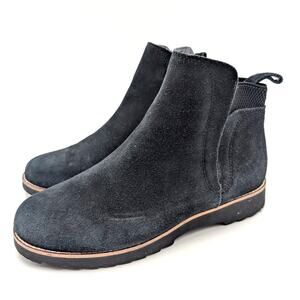 Blondo Perla Waterproof Ankle Boot Women's Black Suede Size US7.5M EU38